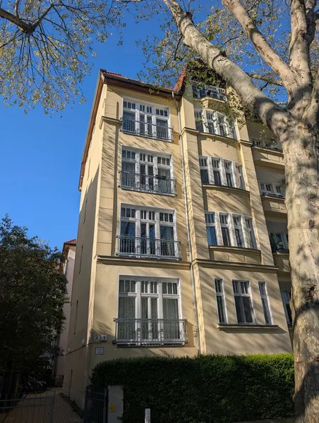 Möbliertes Altbauwohnung mit großer Südfensterfront und Blick ins Grüne — photo 1